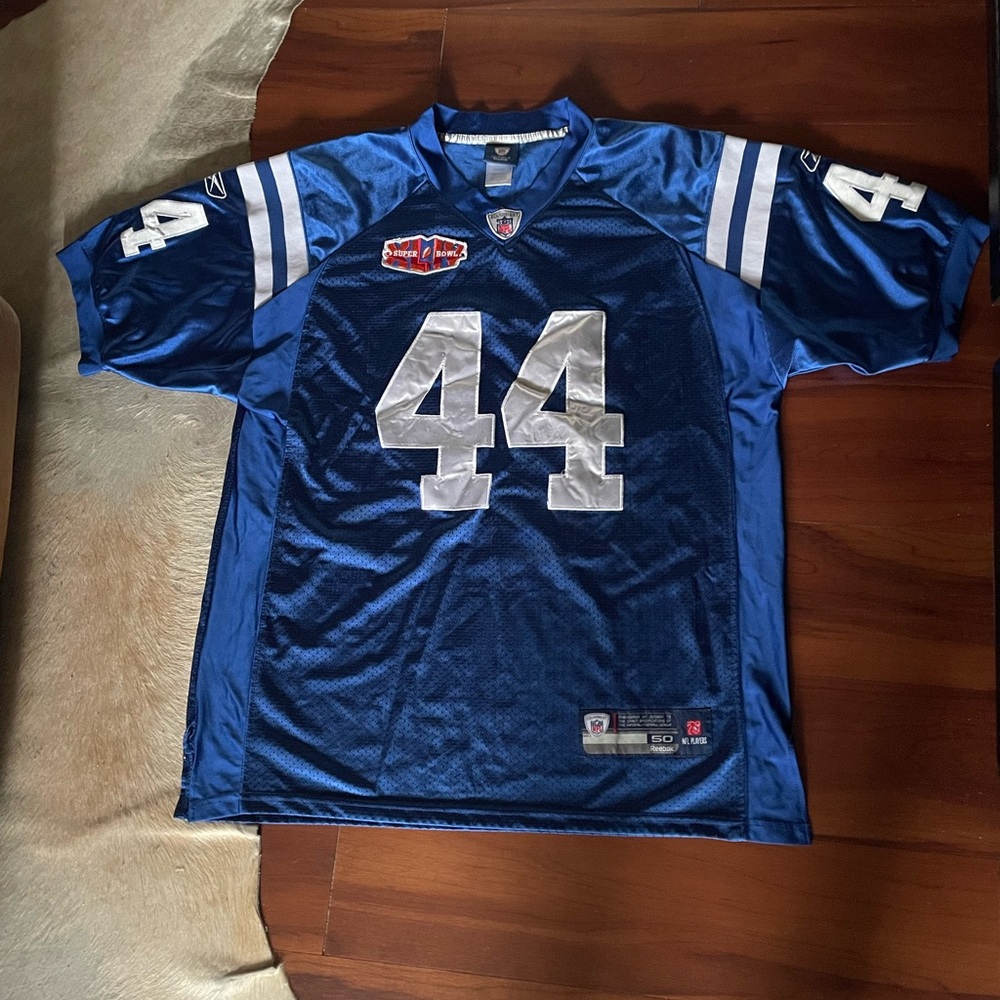 Reebok Clark Indianapolis Colts Stitched Super Bowl XLIV Jersey 44